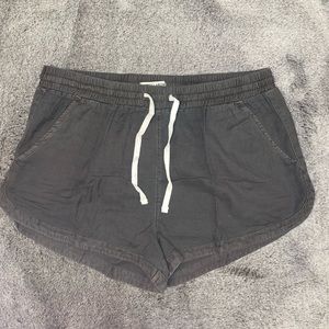 Road Trippin' Washed Black Shorts